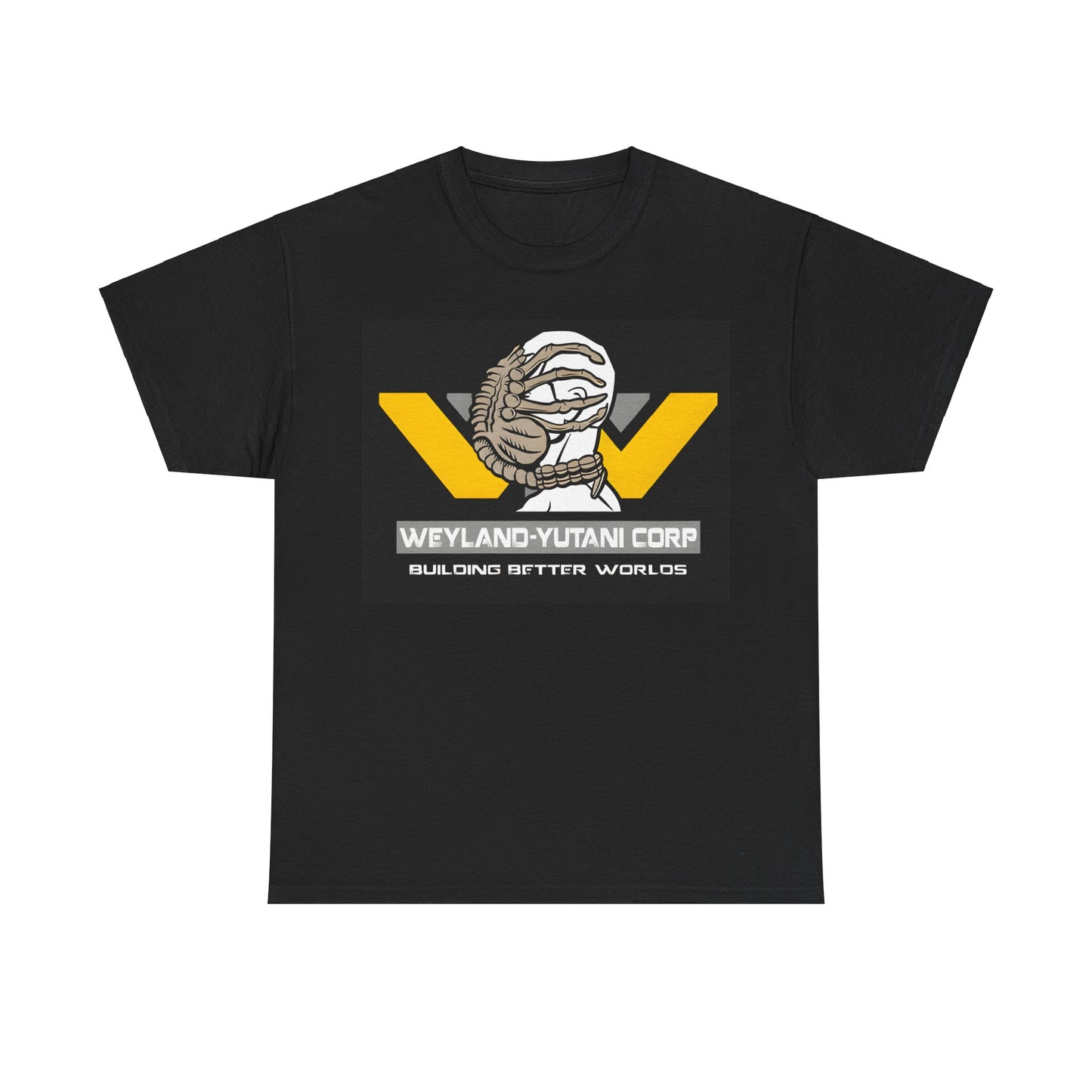 Weyland Yutan Corp Facehugger  Logo Graphic Unisex  Tee Shirt