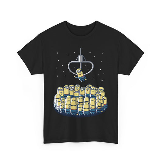 The minion's The Claw is My Master Unisex Men’s Women’s Graphic T Shirt Tee showcasing a vibrant group of Minions, creating a whimsical vibe ideal for casual outings. T Shirt, Funny, Minions.