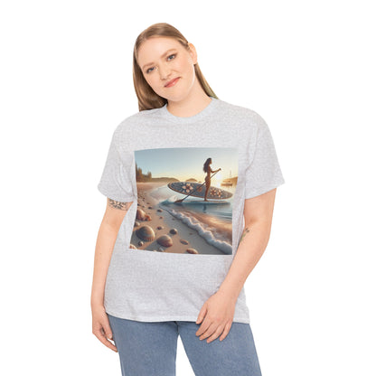 Dazzling Dreams Studio presents Delightfull Paddle Board T-Shirt, embodying a luxurious style perfect for aquatic adventures.