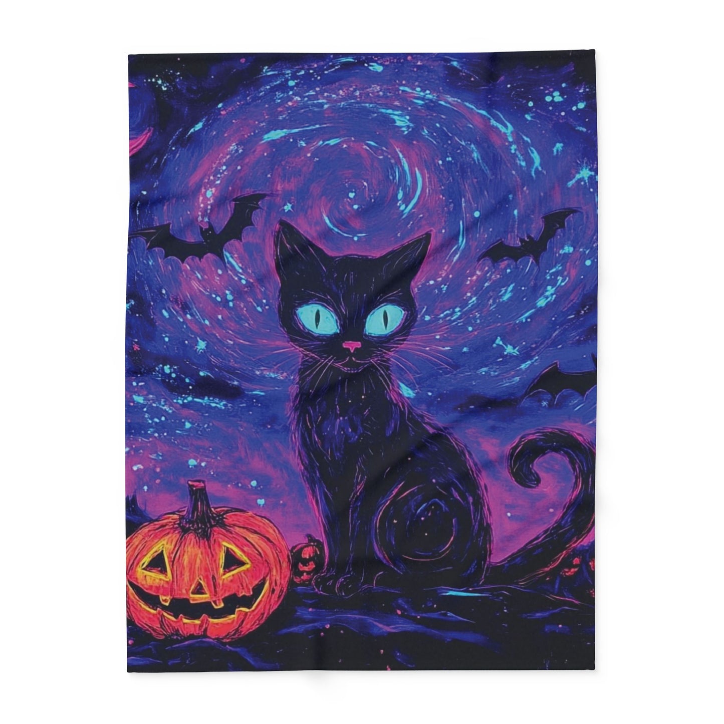 Decorative and Warm Halloween Spooky Arctic Fleece Blanket 3 Sizes