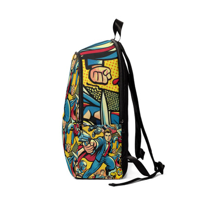 Ample storage pockets of the Dynamic Vibrant Pop Art Backpack from Dazzling Dreams Studio, showcasing its functionality and stylish design, tailored for the modern lifestyle.