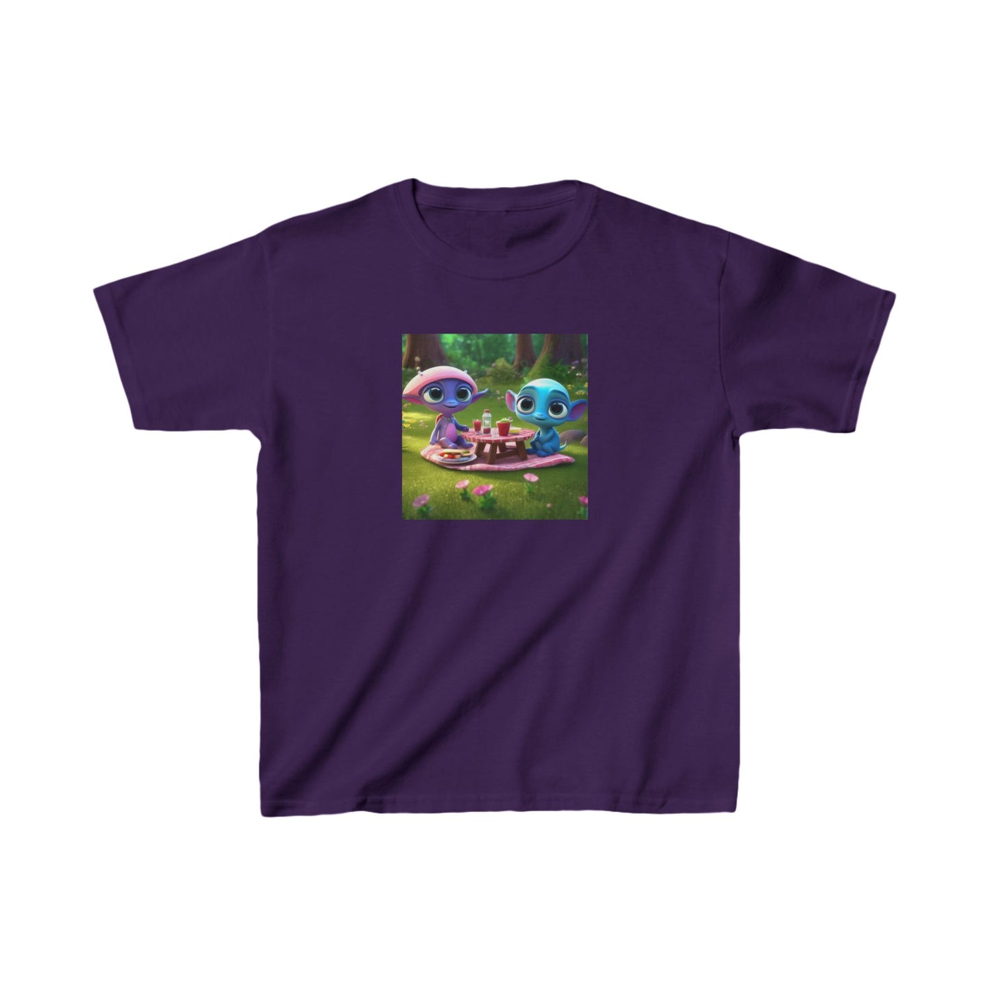 Kids Cute Aliens Heavy Cotton Tee 16 colors