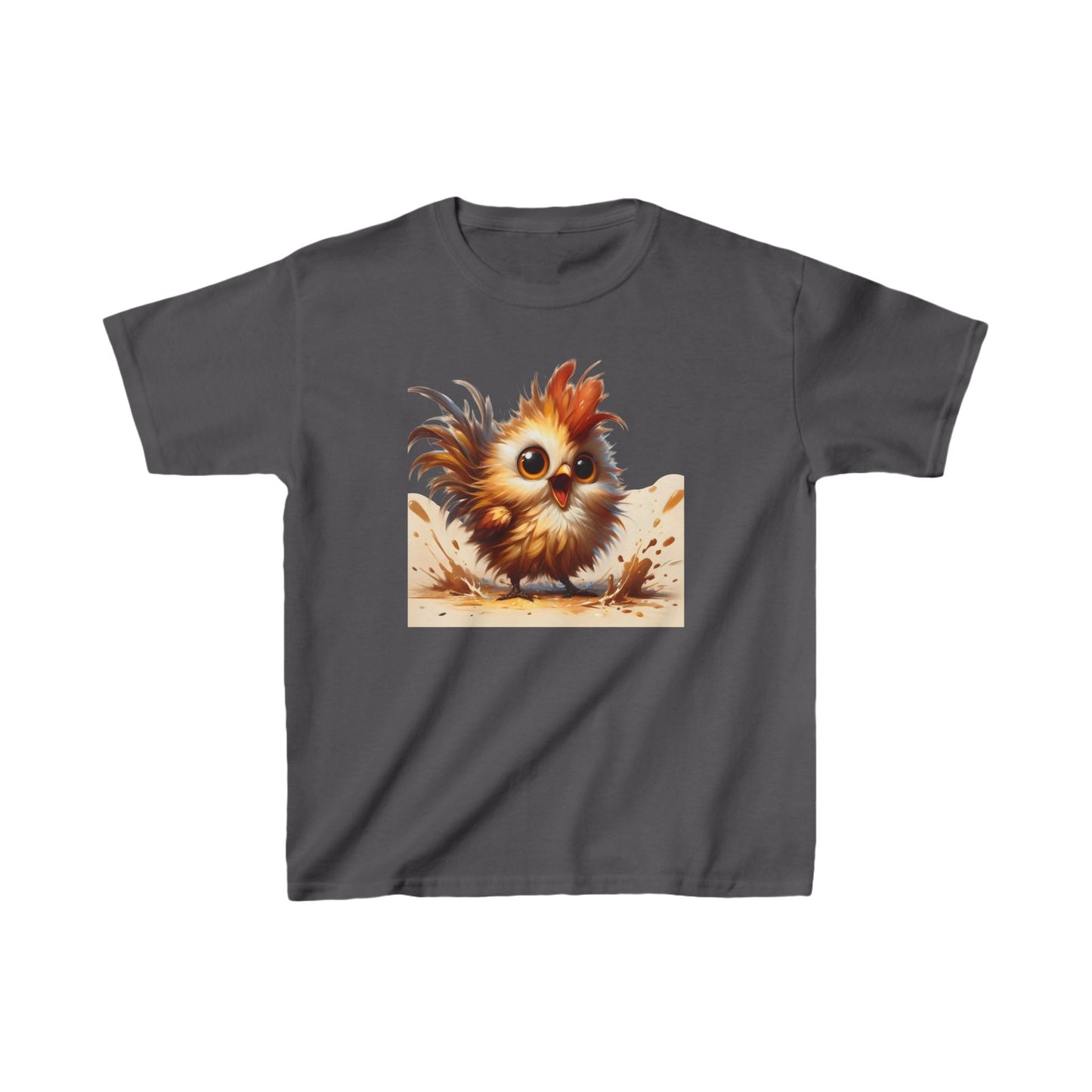 Child´s Unisex Cartoon Bird Graphic Cotton Tee 16 colors