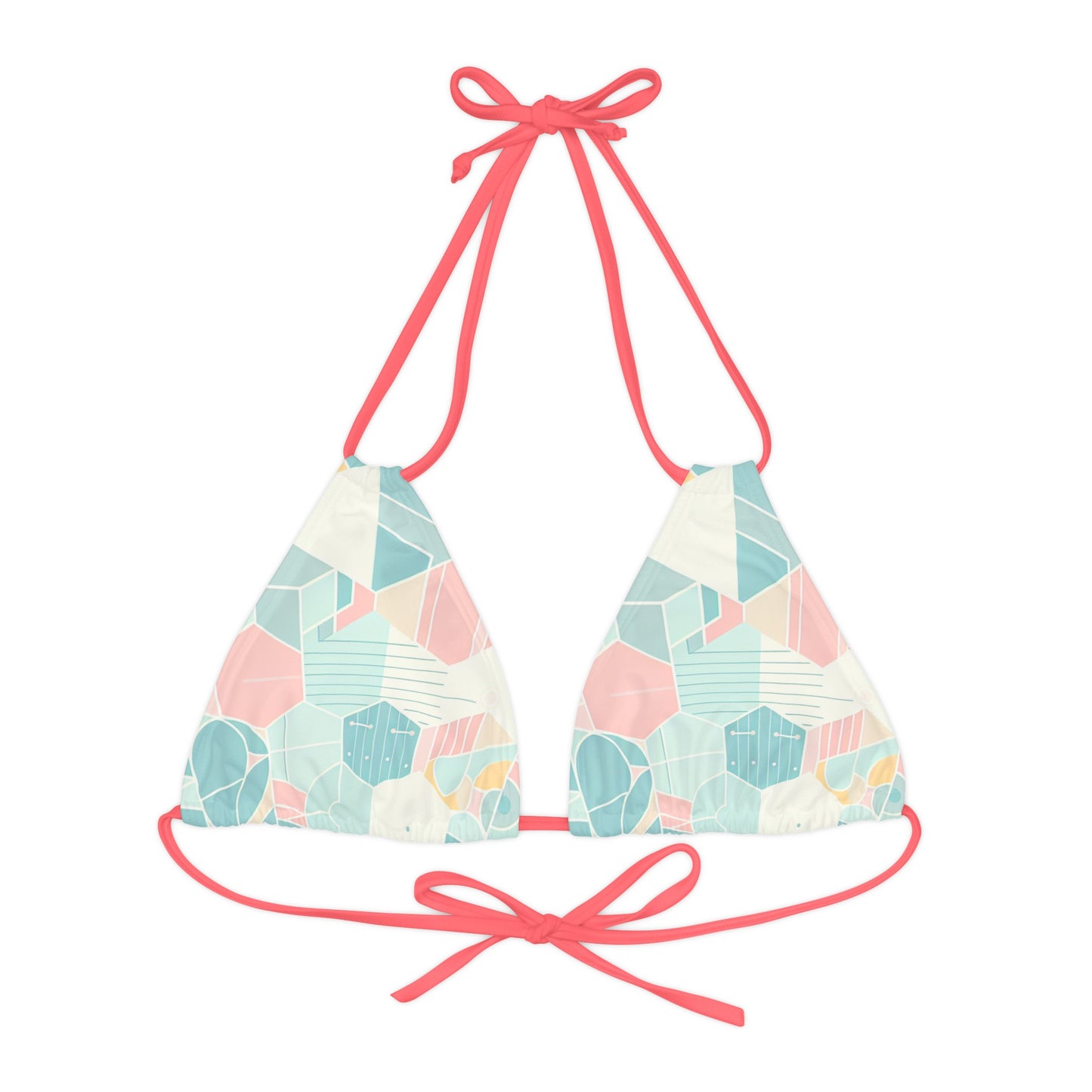 Sweat Symphony: Harmonizing symphony  Strappy Triangle Bikini Top