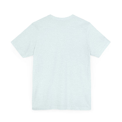 Back view of the stylish Sabrina Carpenter Inspired Unisex Short Sleeve Tee, tailored for comfort and elegance in a relaxed fit.