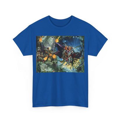Discworld Mort Graphic Unisex T-Shirt featuring premium artwork, made from soft cotton, perfect for literary enthusiasts.