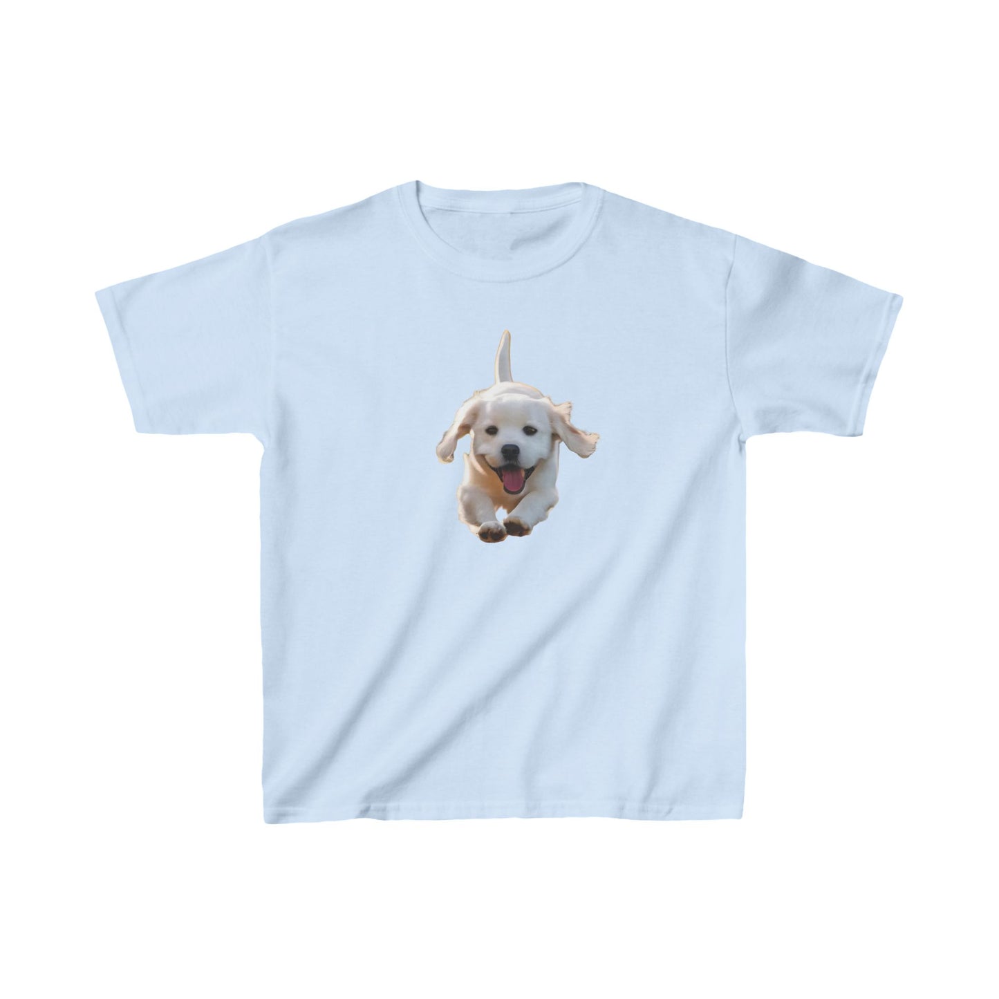 Leaping Puppy Kids Tee,  Movie Character, Childrens Cotton  multiple colors