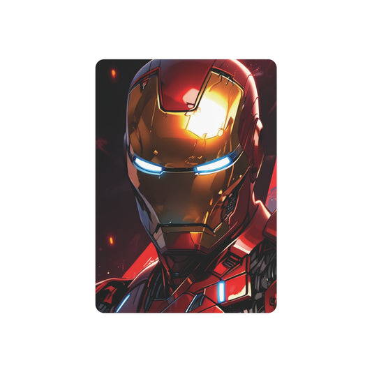 Marvel Iron Man Metal Art Poster featuring a close-up view of Iron Man, embodying modern artistry with its rich colour palette, ideal for enhancing sophisticated interiors.