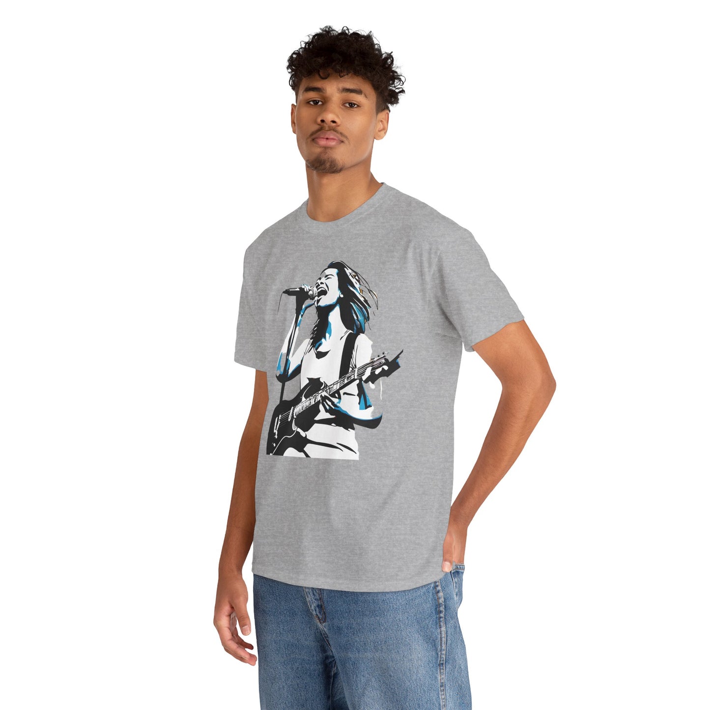 Legend of Rock Graphic T-Shirt, Urban Streetwear Top, Unisex Cotton