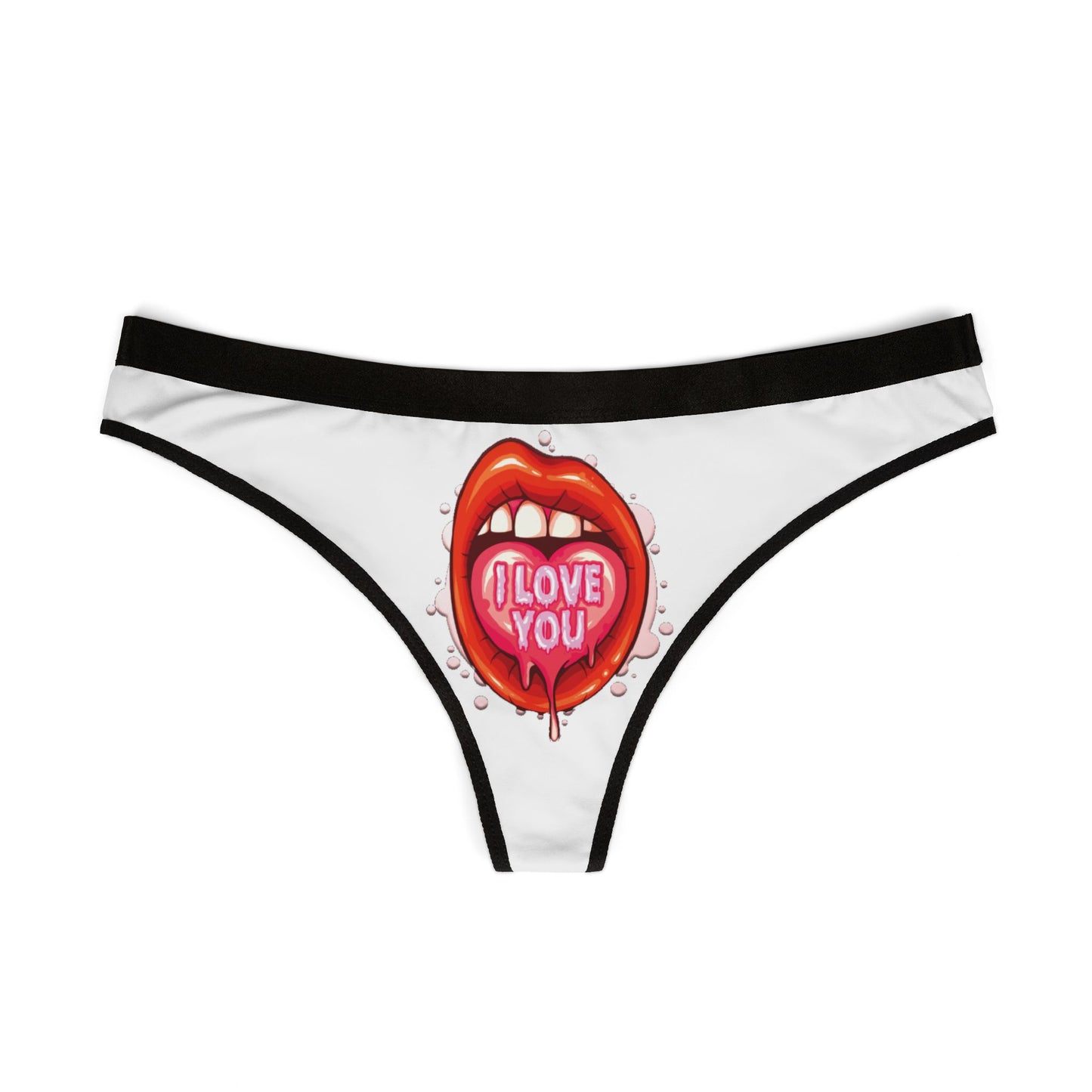 Valentines Naughty Gift Cheeky Womens Thong funny Birthday Anniversary Romantic