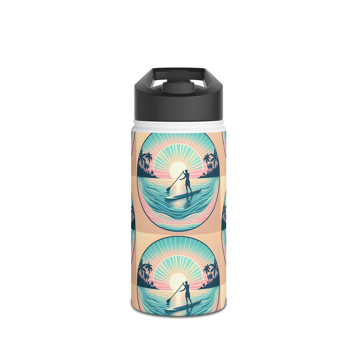 Fantasy Paddleboarding Stainless Steel Water Bottle, Standard Lid