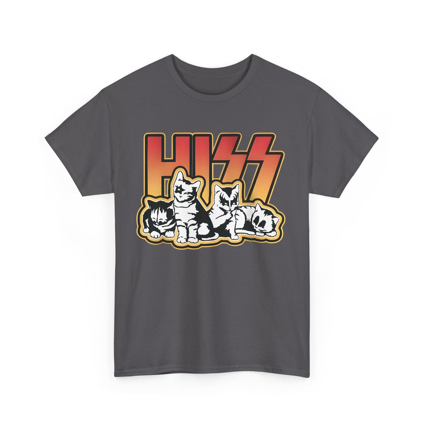 Hiss Cats Rock Band Star Wars Graphic T-Shirt Urban Unisex Cotton Tee