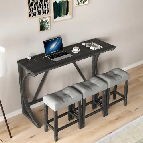 The "Apex" Artisan Bar & Workstation Ensemble: Where Luxury Meets Versatility