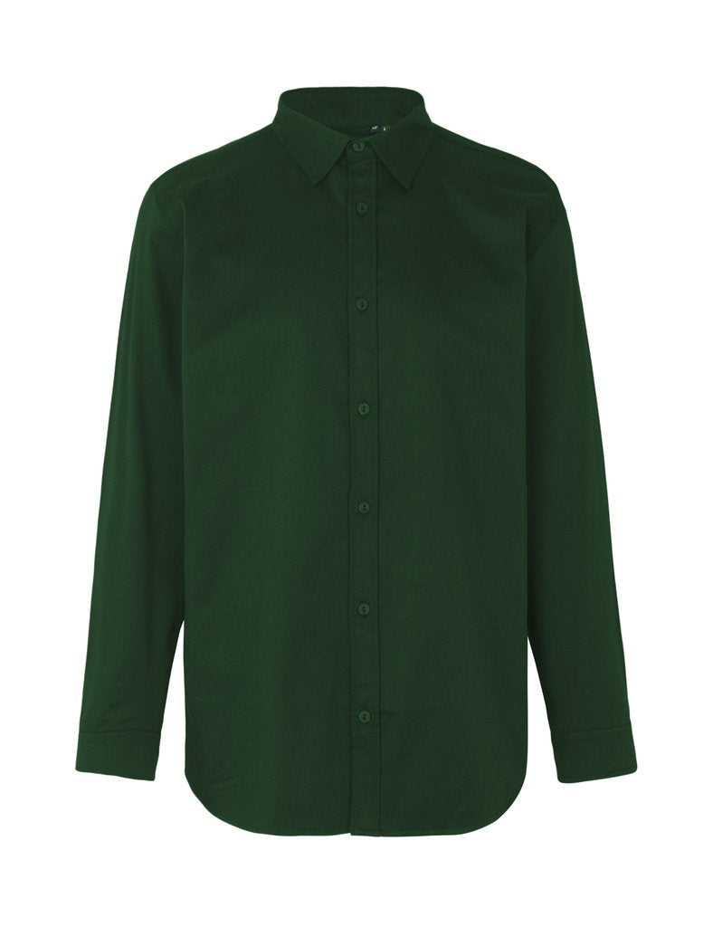Stylish Luxury Fairtrade Twill Shirt available in various sizes, from XS to 3XL, catering to diverse body types.