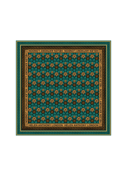 Exclusive Monogram Twill Silk Scarf