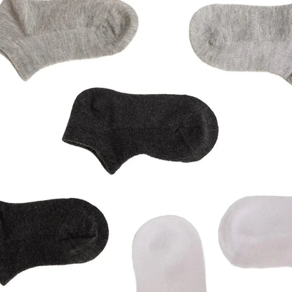 HelloBaby Boy Baby Socks 3 Pack - Grey Melange