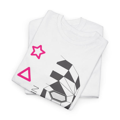 Premium Squid Game unisex graphic tee folded neatly, highlighting the iconic Front Man design, designed for those who embrace unique fashion.