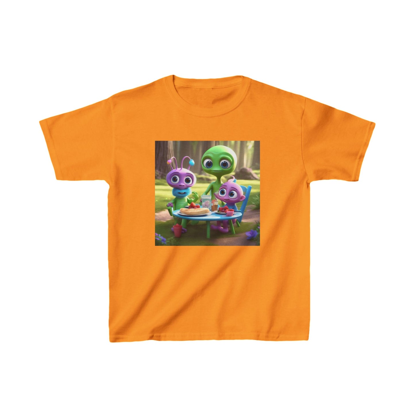 Kids Cute Aliens Heavy Cotton Tee 16 colors