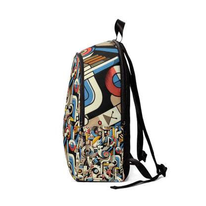 Durable and spacious Stylish Modern Art Backpack designed by Dazzling Dreams Studio, perfect for students and art enthusiasts with multiple compartments.