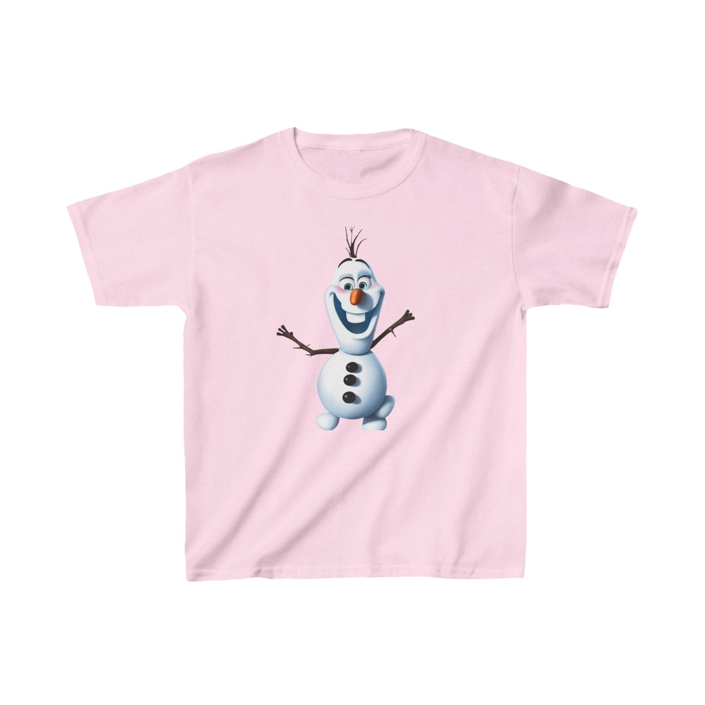 Kids Cute Frozen Olaf T shirt Heavy Cotton Tee 16 colors