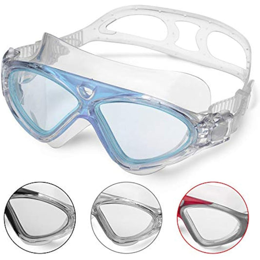 Swimming Goggles for Adults and Kids,Anti Fog No Leakage Clear Vision UV Protection Comfortable,Professional Swim Goggles for Men Women Boys Girls Children