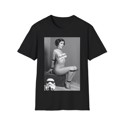 Luxury Rebel Star Wars T-Shirt featuring a striking graphic design, crafted from premium ultra-soft cotton for unmatched comfort and style.