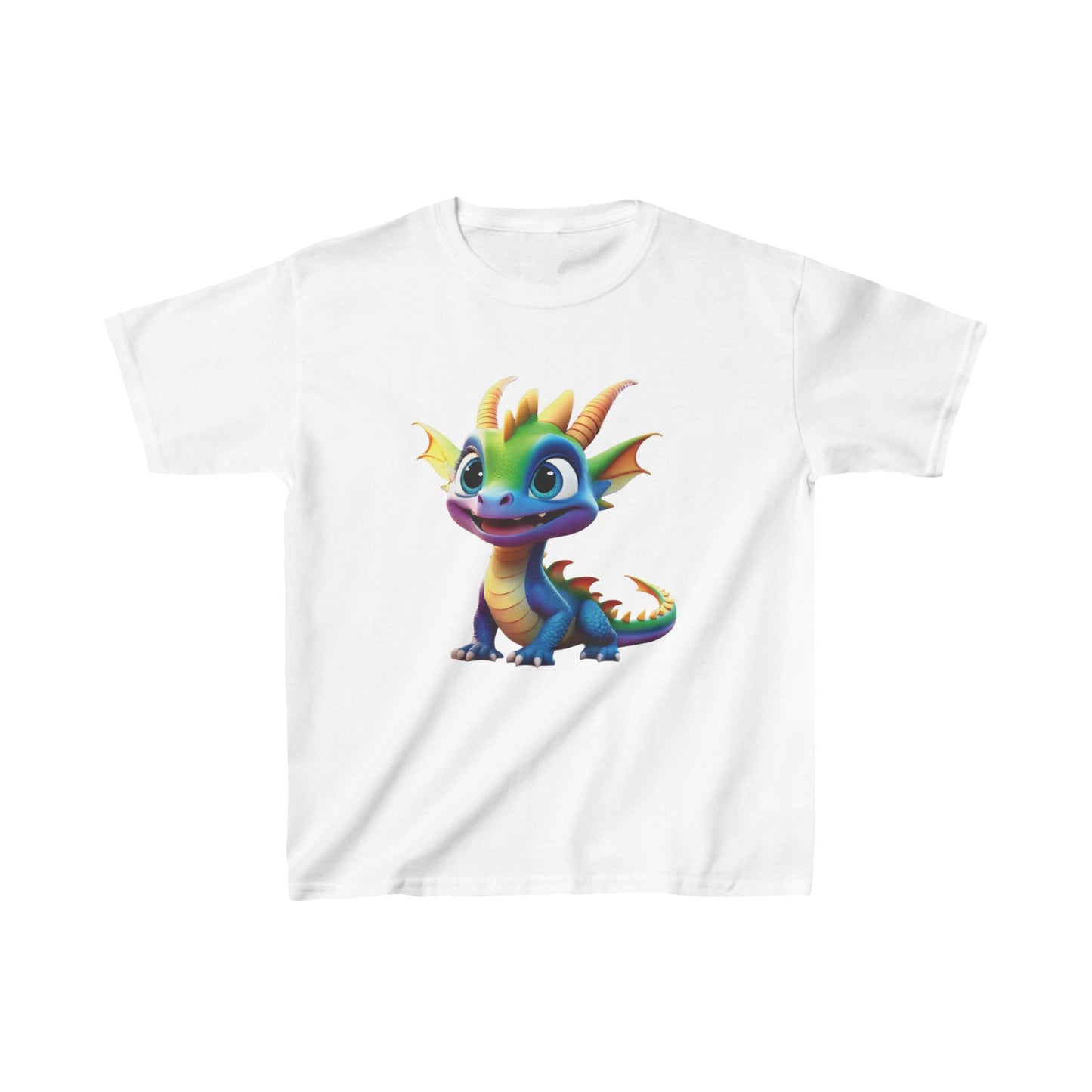 Kids Cute Dragon T shirt Heavy Cotton Tee 16 colors