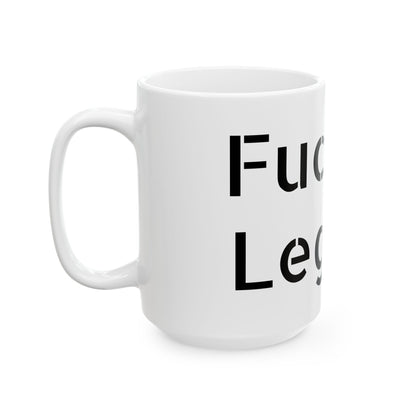 Funny Office Mug with bold lettering of the F-word, adding a touch of inappropriate humour to your daily coffee routine.