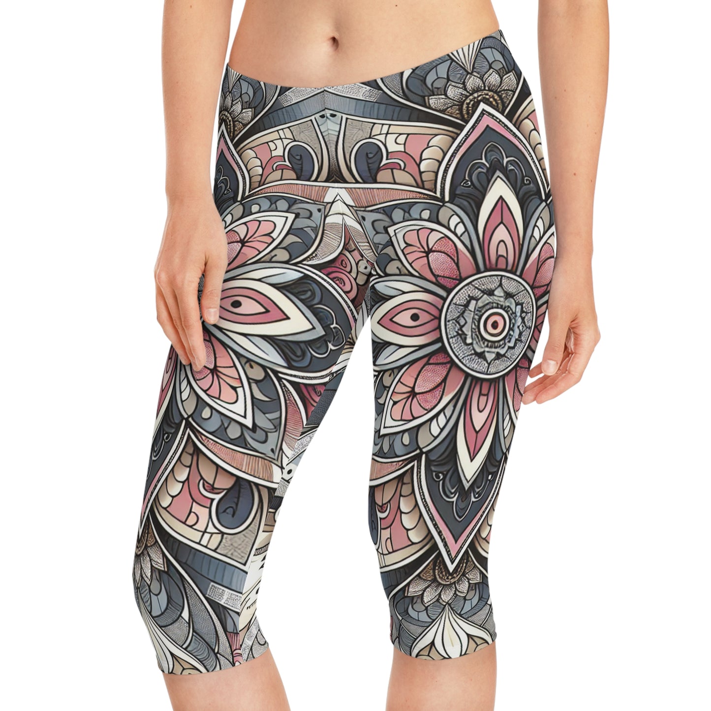 Sweat Symphony: The Ultimate Workout Experience - Capri Leggings