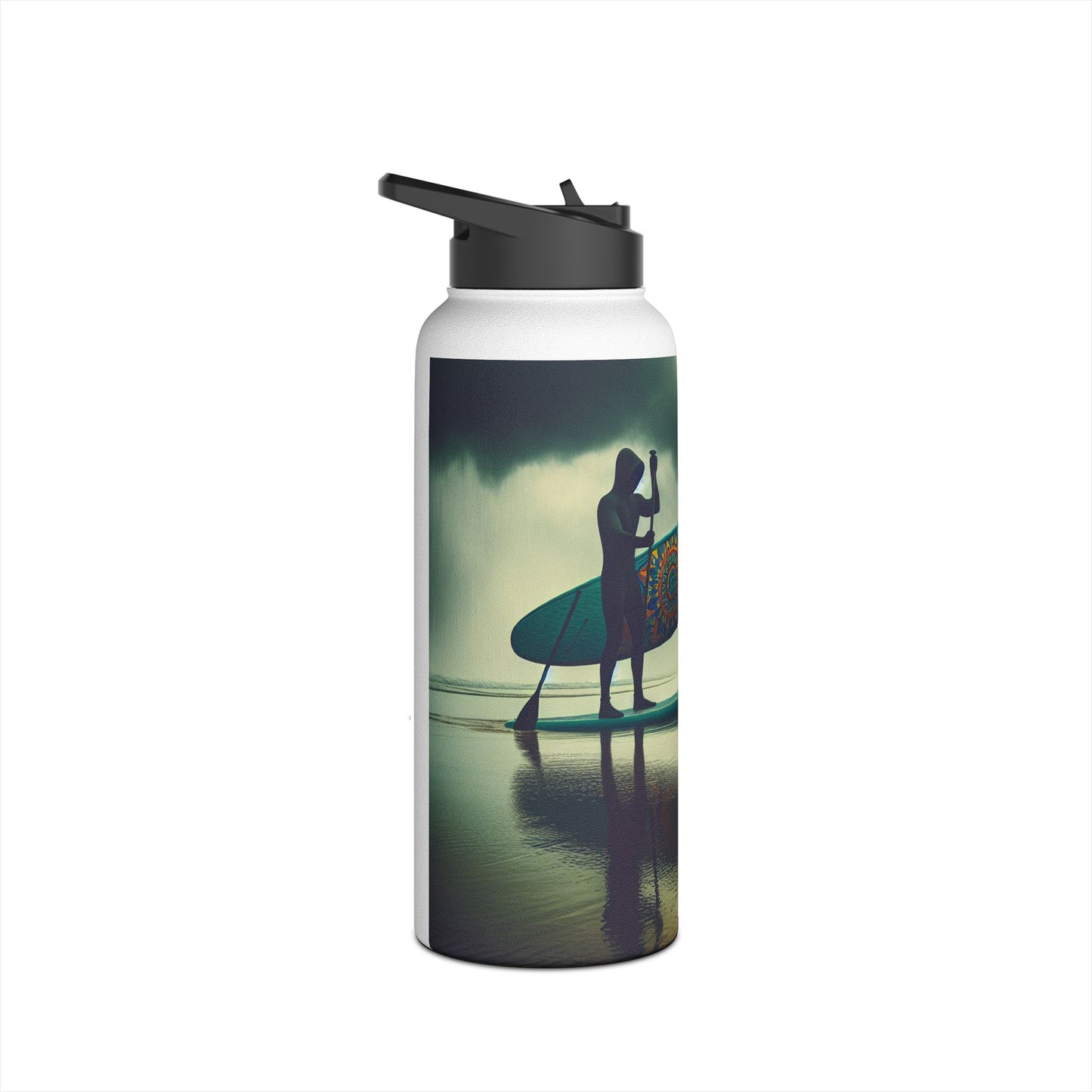 Fantasy Paddleboarding Stainless Steel Water Bottle, Standard Lid