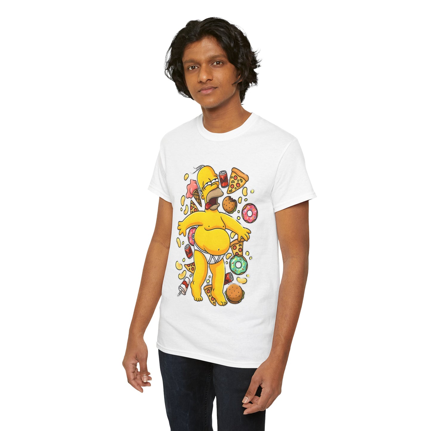 Homer's Gluttonous Glory  Unisex Cotton Tee Graphic T Shirt