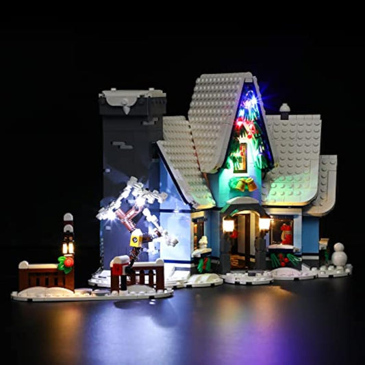 BRIKSMAX Led Lighting Kit for LEGO Creator Santa's Visit - Compatible with Lego 10293 Building Blocks Model- Not Include the Lego Set