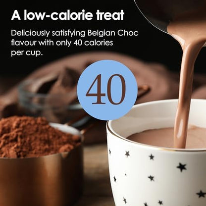 Options Belgian Chocolate Instant Hot Chocolate Drink 395g (6 pack)