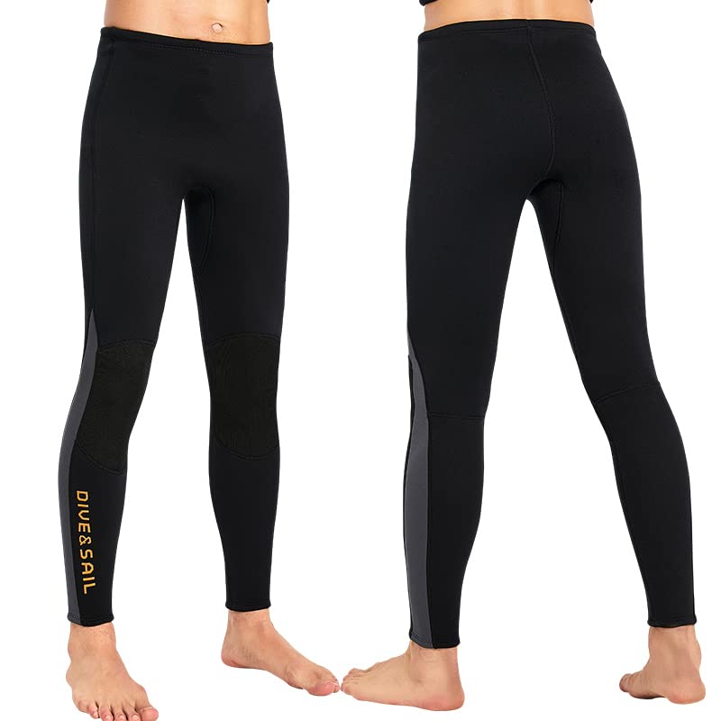 EUPTE 3mm Diving Wetsuit Pants Swimming Pants Leggings for Women Men (S, Women)