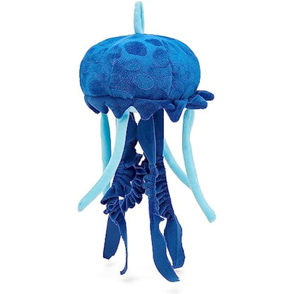 Zappi Co 100% Recycled Plush Jellyfish Blue Toy (33cm Height) Stuffed Soft Cuddly Eco Friendly animals Collection For New Born Child First kid