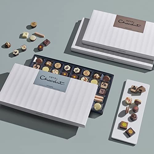 Hotel chocolat everything luxe box - 40 milk, white and d...