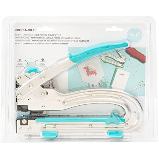 We R Memory Keepers Crop-a-Dile II Big Bite Punch, Aqua