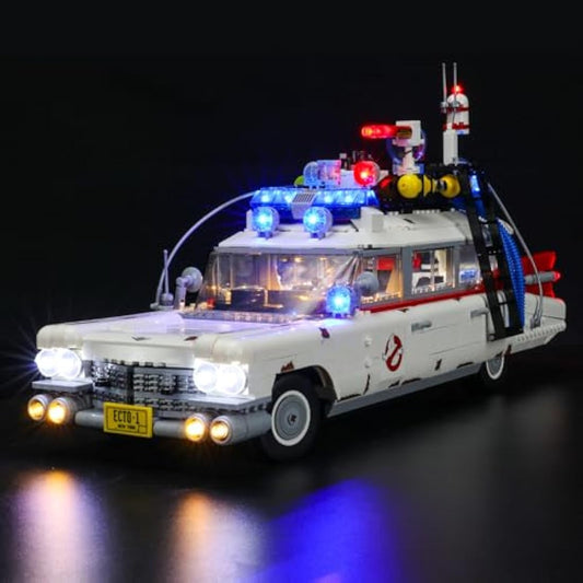 BRIKSMAX Led Lighting Kit for LEGO CreatorGhostbusters™ ECTO-1 - Compatible with Lego 10274 Building Blocks Model- Not Include the Lego Set