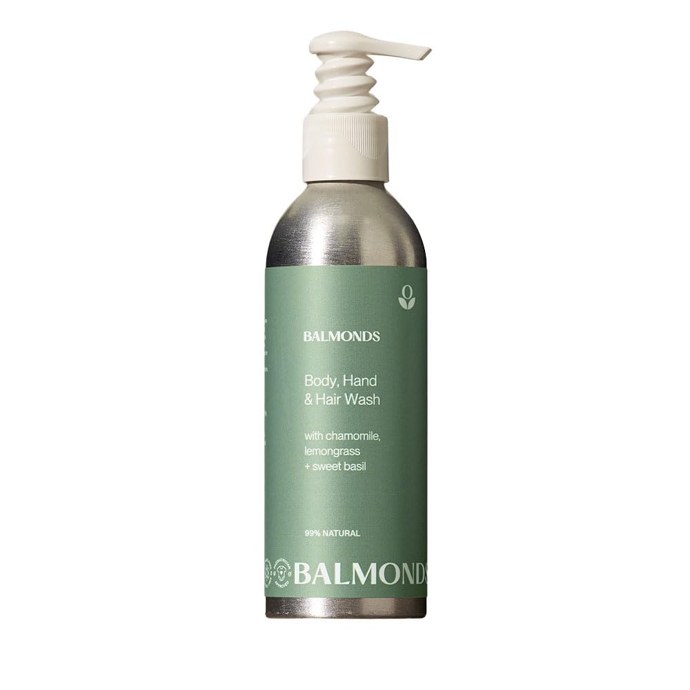 Balmonds natural body, hand & hair wash 200 ml - gentle n...