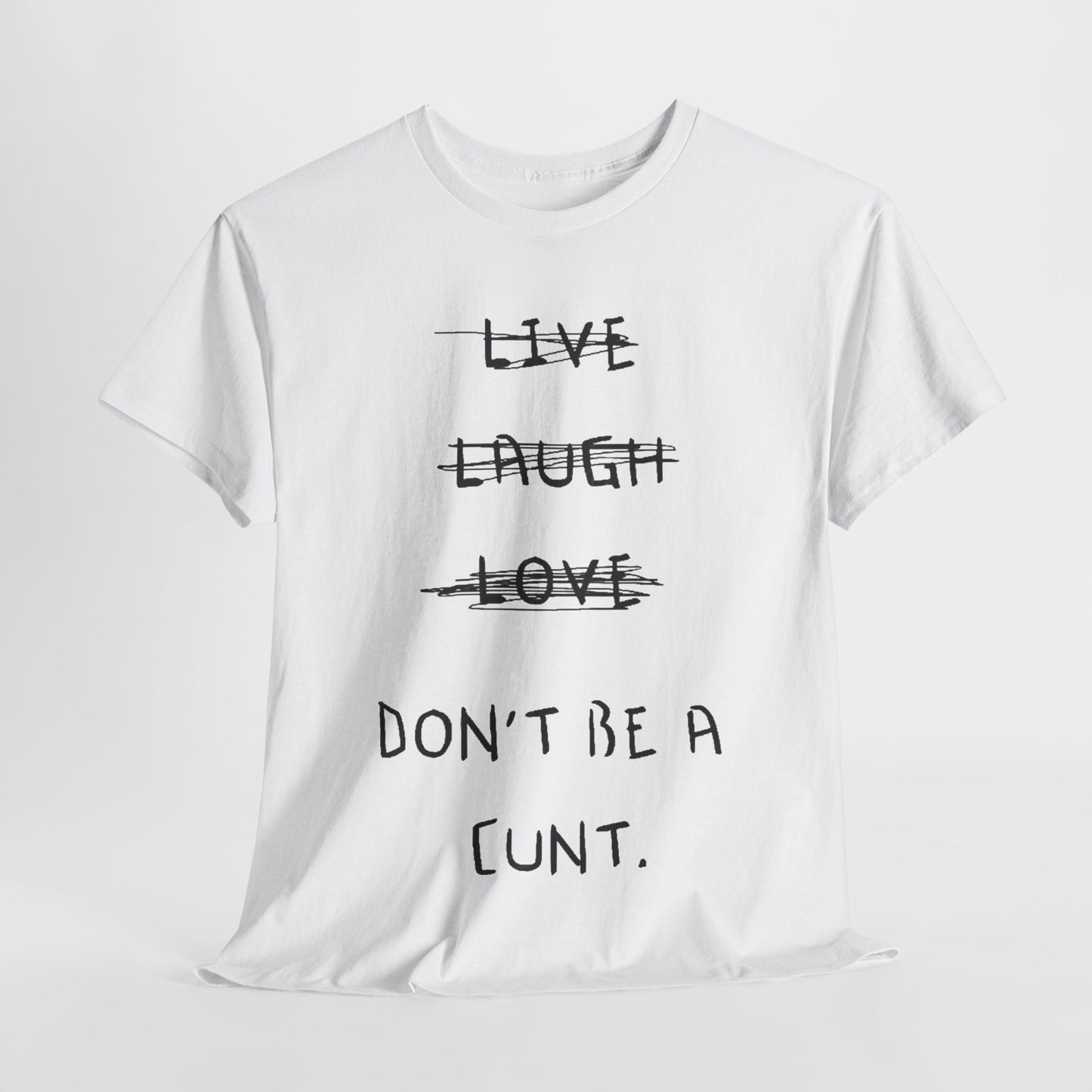 Live Laugh Love Funny Mens Womens Graphic T-Shirt Unisex Cotton urban street