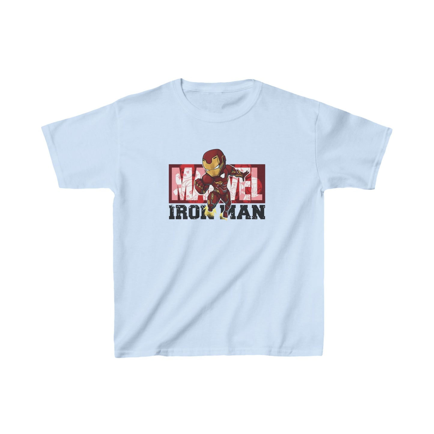 Unisex Kids Iron Man Movie Cotton T Shirt Tee Youths Childs