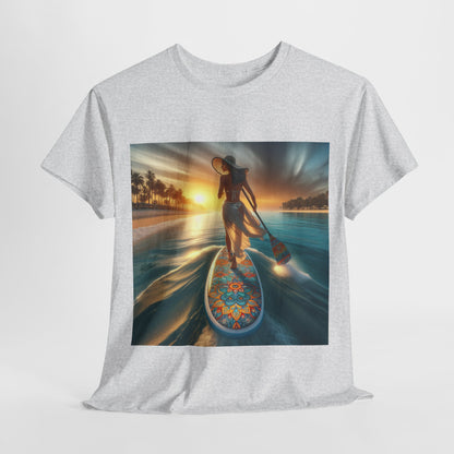 Comfortable and stylish Luxury Paddle Board T-Shirt from Dazzling Dreams Studio, perfect for casual wear or active outdoor adventures.