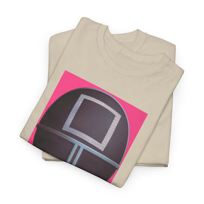 Squid Game Unisex Men´s Women´s Graphic Cotton Funny T Shirt Tee in beige featuring an iconic design inspired by the hit Netflix series, perfect for making a bold fashion statement.
