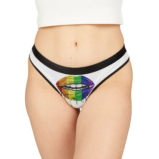 Valentines Naughty Gift Cheeky Women Thong funny Birthday Anniversary PRIDE LGBT