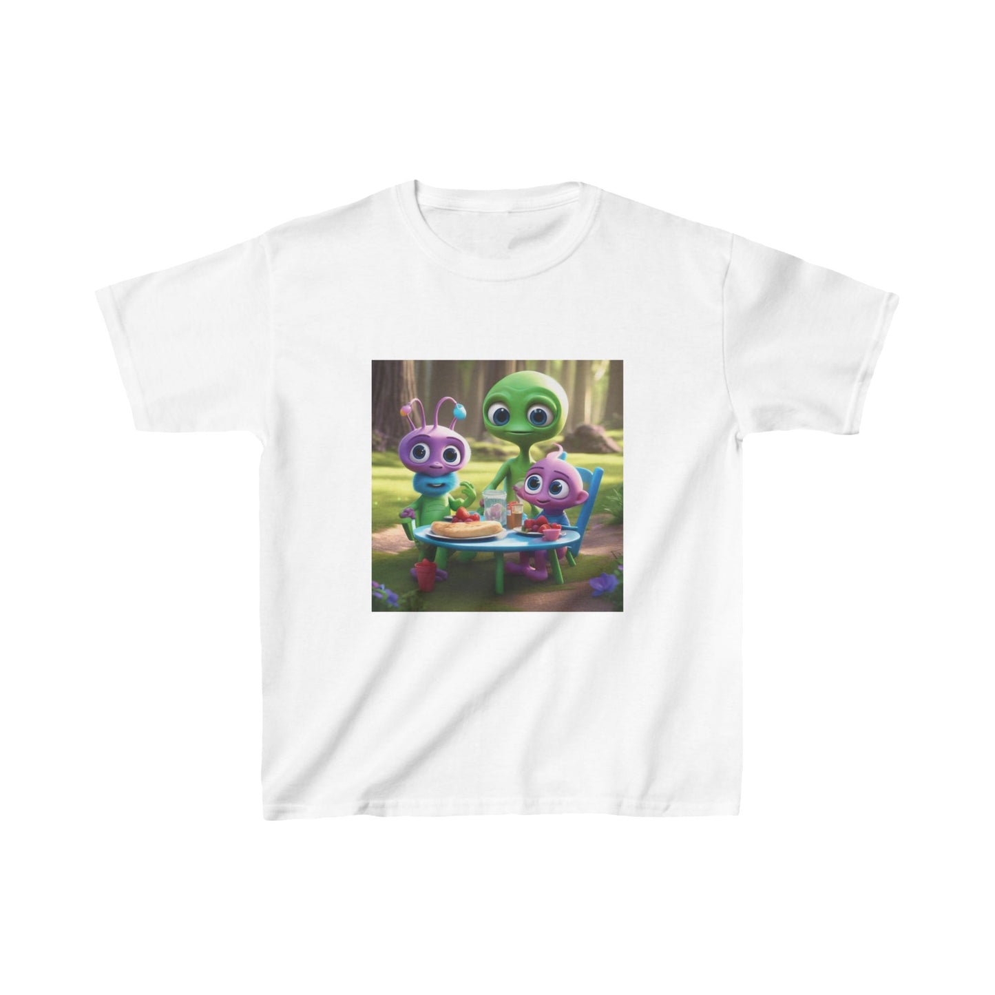 Kids Cute Aliens Heavy Cotton Tee 16 colors