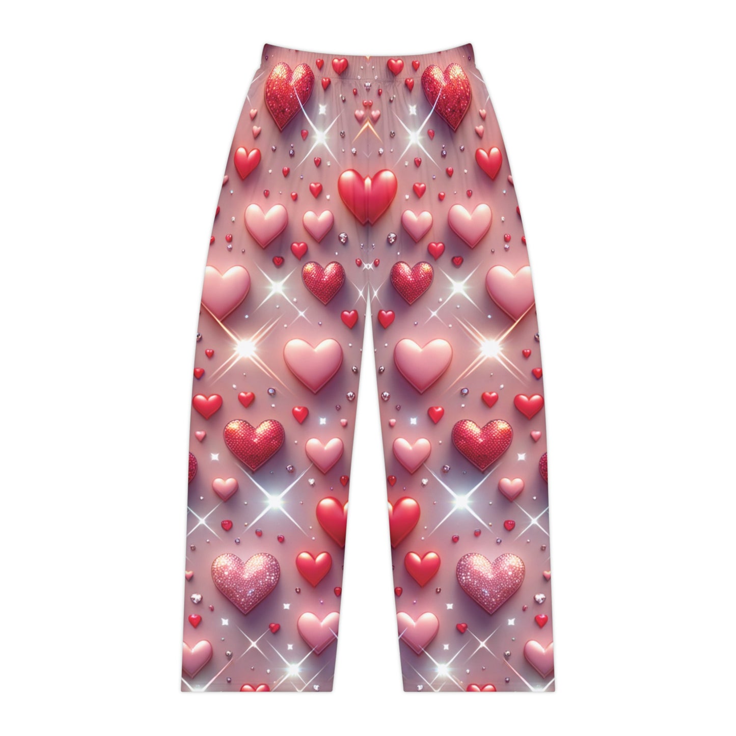 Women's Glittering Hearts Pajama Pants | Lounge Pants