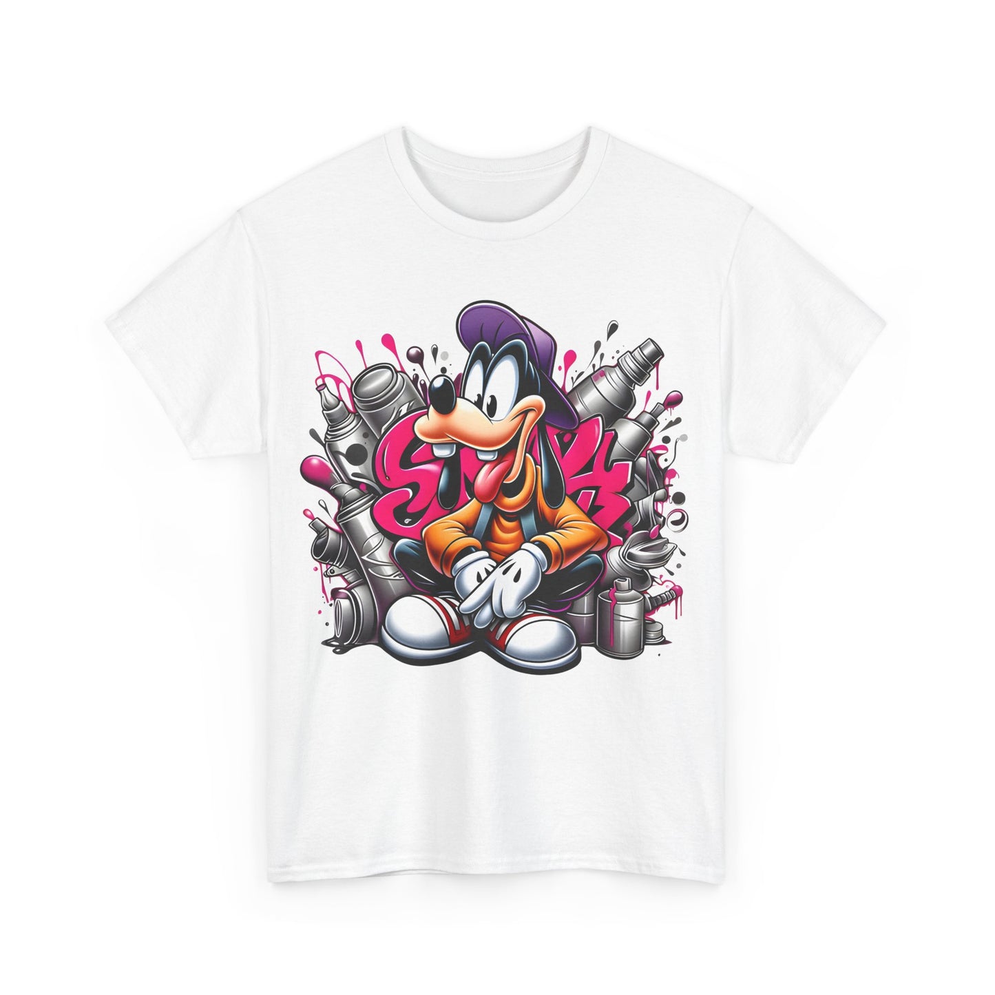 Goofy Graffiti Vibe  Unisex Graphic Tee Shirt