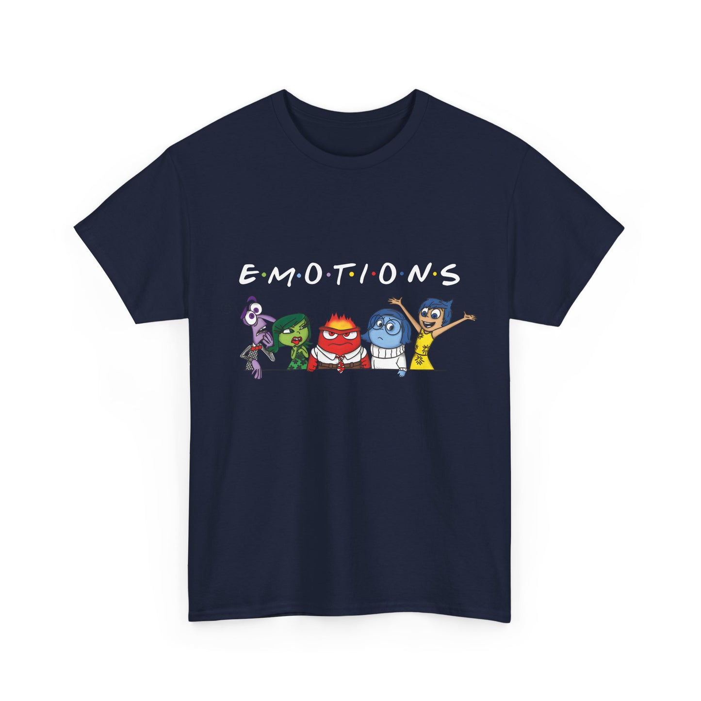 Inside out Friends Humorous  Graphic Unisex  Tee Shirt