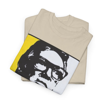 Elegant display of the Brick Top Snatch Funny Mens Womens Graphic T-Shirt, showcasing its bold graphic design folded neatly, ideal for adding a touch of humour to any wardrobe.