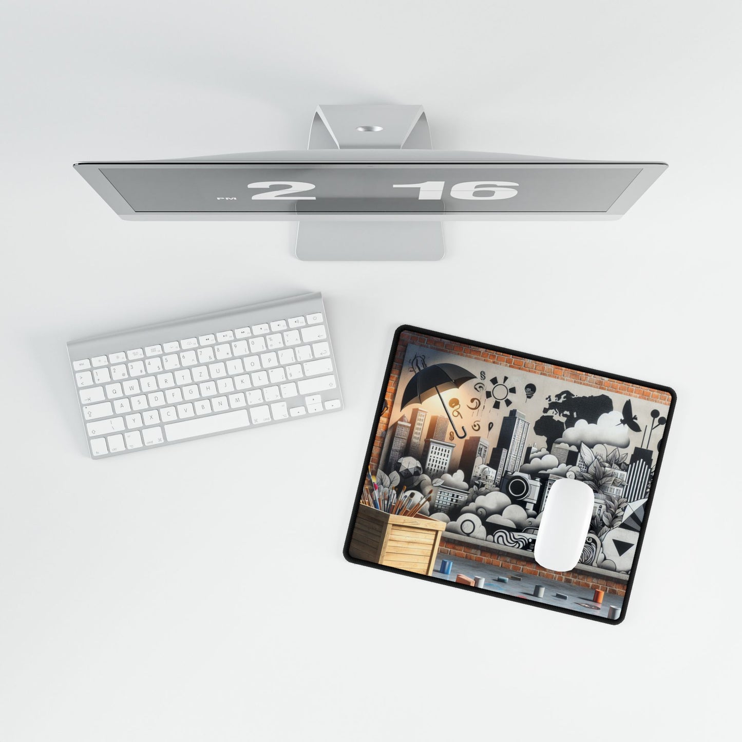 Graffiti Whisper Fusion Mat- Desk | Mouse Mat 3 Sizes